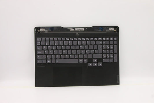 Lenovo S7 15ACH6 Palmrest Cover Touchpad Keyboard Nordic Black 5CB1C93691