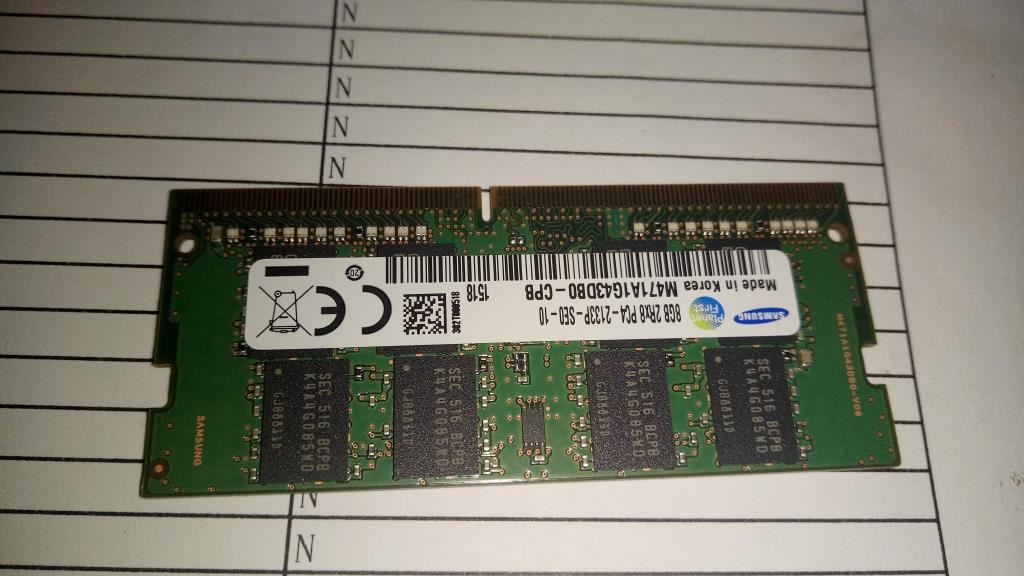 Lenovo MEMORY_BO 8GB DDR4 2133 SoDIMM Memory 03X7049