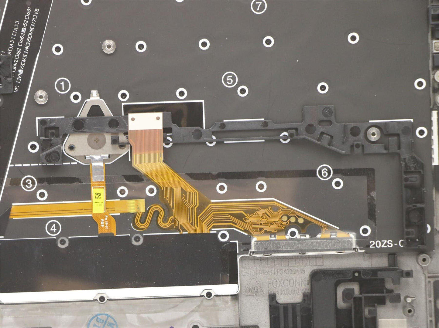 Lenovo ThinkPad X1 Gen 1 Keyboard Palmrest Top Cover Czech Slovakian 5M11B38387