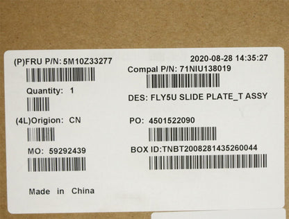 Lenovo Legion BoostStation Slide Plate Cover Assembly Grey 5M10Z33277