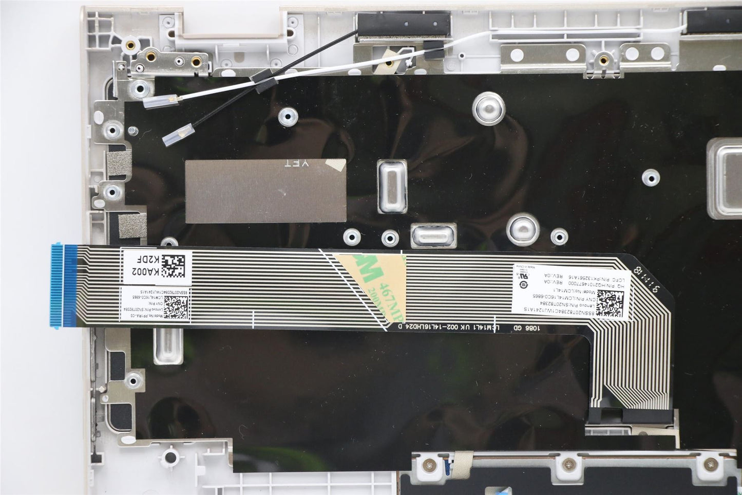 Lenovo Flex CB-11IGL05 Keyboard Palmrest Top Cover Czech Slovakian 5CB0Z32205