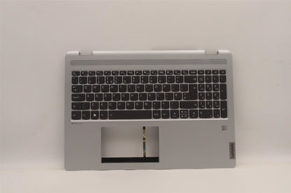 Lenovo IdeaPad 5 16ALC7 Keyboard Palmrest Top Cover UK Cloud Grey 5CB1H80108