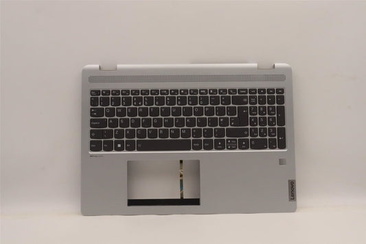 Lenovo IdeaPad 5 16ALC7 Keyboard Palmrest Top Cover UK Cloud Grey 5CB1H80108