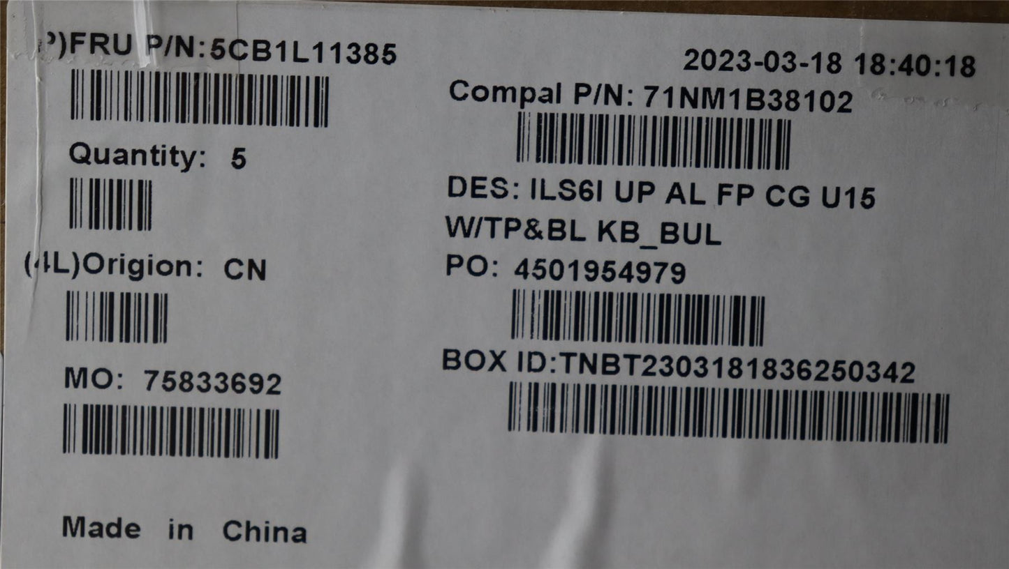 Lenovo IdeaPad 5 16ABR8 Palmrest Cover Touchpad Keyboard Bulgarian 5CB1L11385