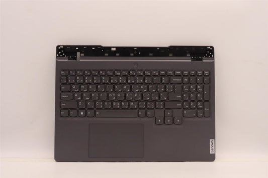 Lenovo 5 15ARH7H Palmrest Cover Touchpad Keyboard Arabic Storm Grey 5CB1H68453