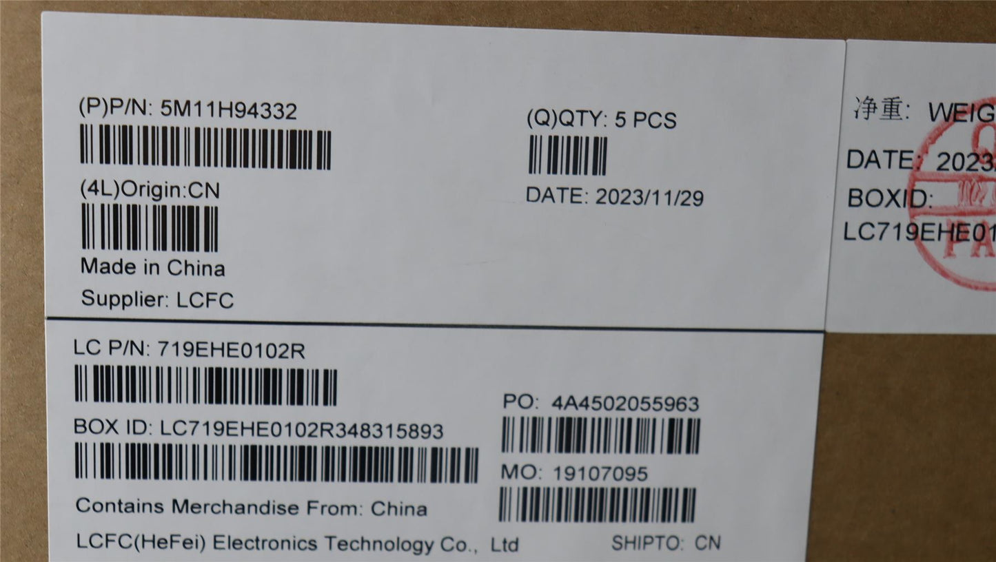 Lenovo ThinkPad X13 Gen 4 Keyboard Palmrest Top Cover Black 5M11H94331