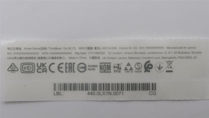 Lenovo LABEL W 20V9 GEO KIT 5L10W35117