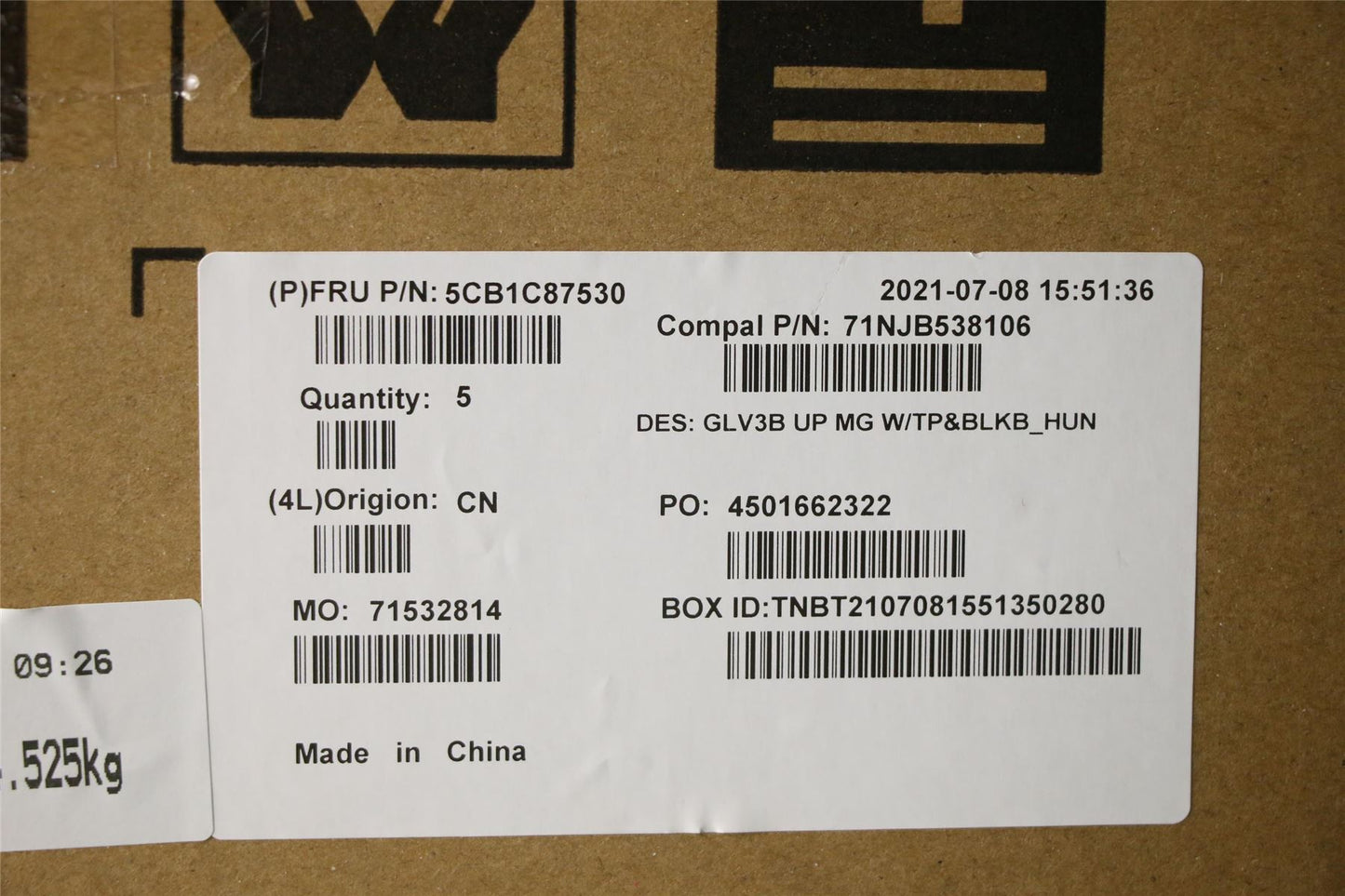 Lenovo UpperCaseASM_HUN C21A4 MGBL 5CB1C87530