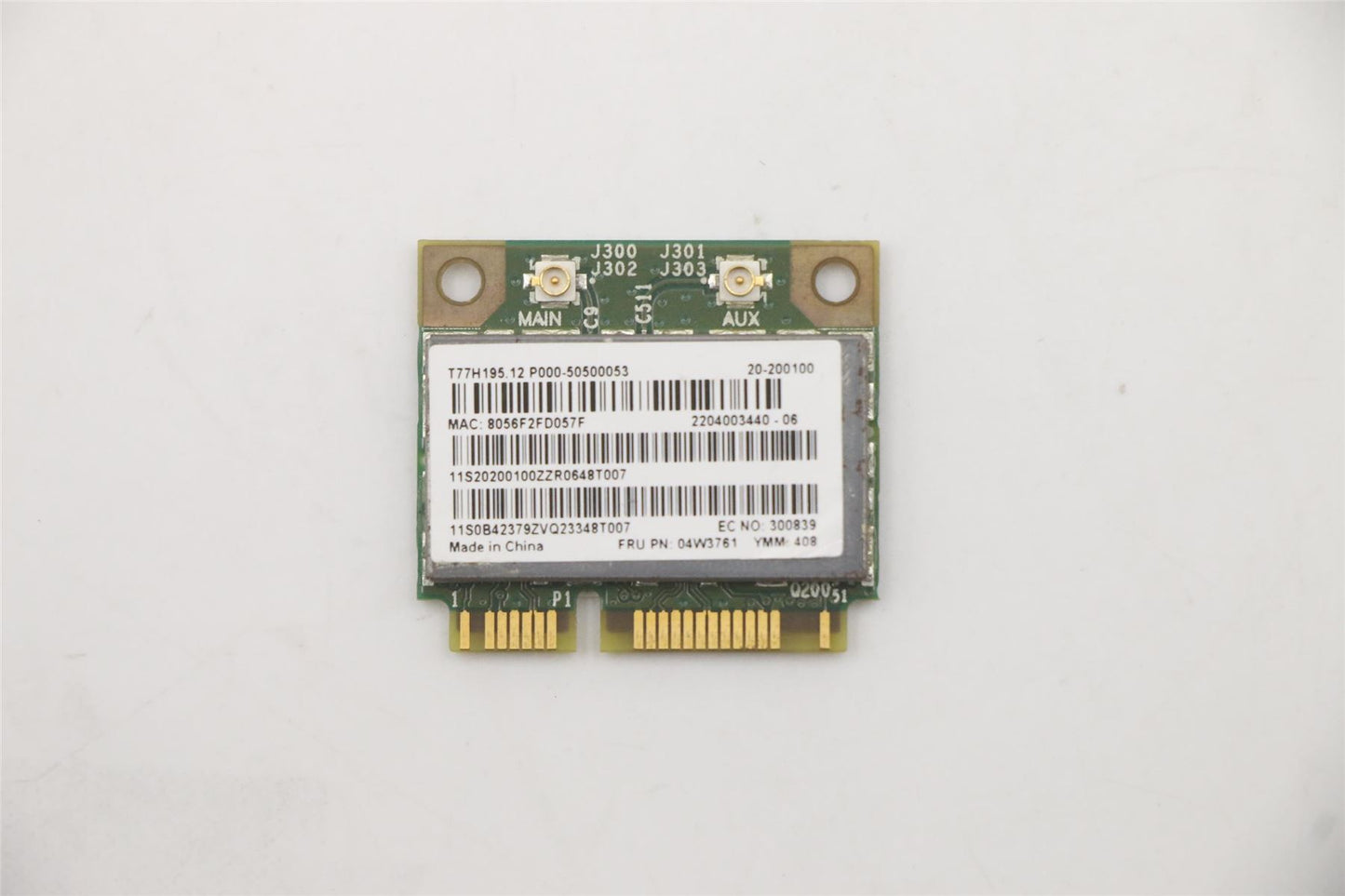 Lenovo Broadcom/BCM4313+BCM20702 bgn &BT4.0 20200100