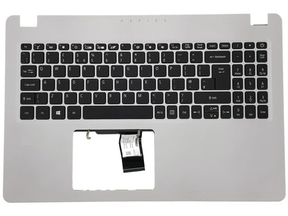 Acer Aspire A515-52 A515-52G Palmrest Cover Keyboard UK Silver 6B.H5HN2.013