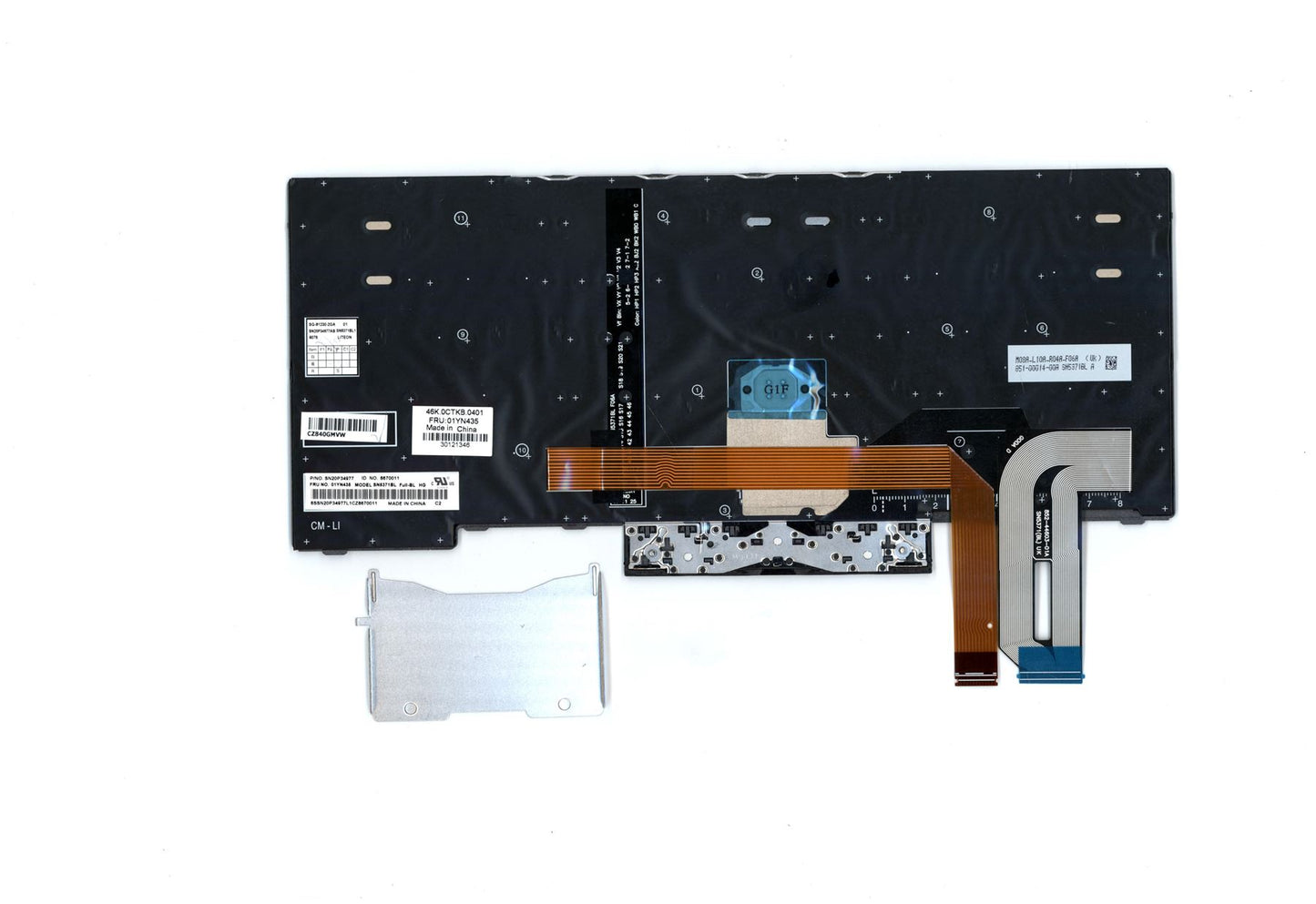 Lenovo ThinkPad T480s L380 L390 E480 E490 Keyboard Hungarian Silver 01YN435