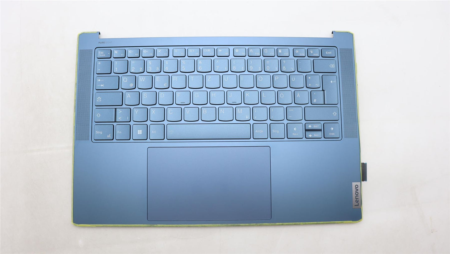 Lenovo Yoga 7 14APU8 Palmrest Cover Touchpad Keyboard German 5CB1L80568