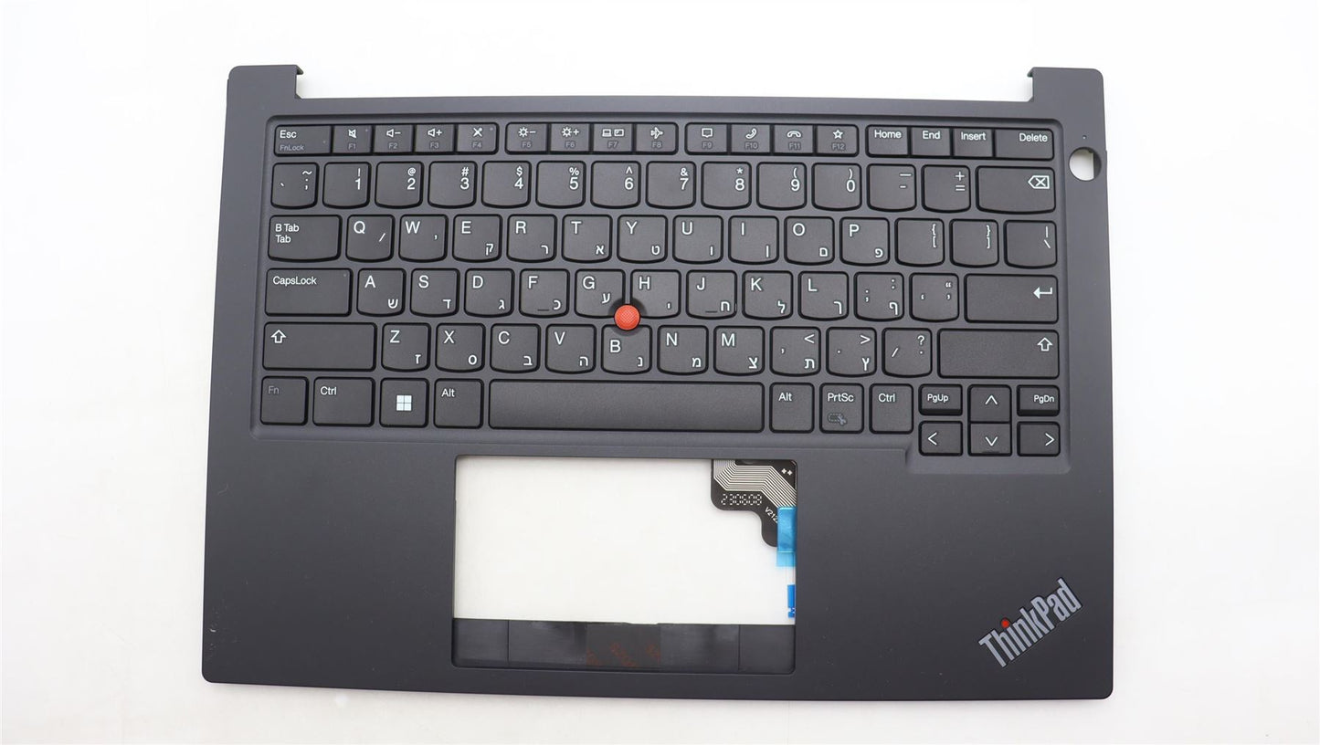Lenovo ThinkPad E14 Gen 5 s Keyboard Palmrest Top Cover Hebrew Black 5M11L59697