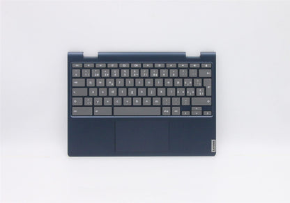 Lenovo Flex 3 CB-11IGL05 Palmrest Cover Touchpad Keyboard Swiss Blue 5CB0Z32905