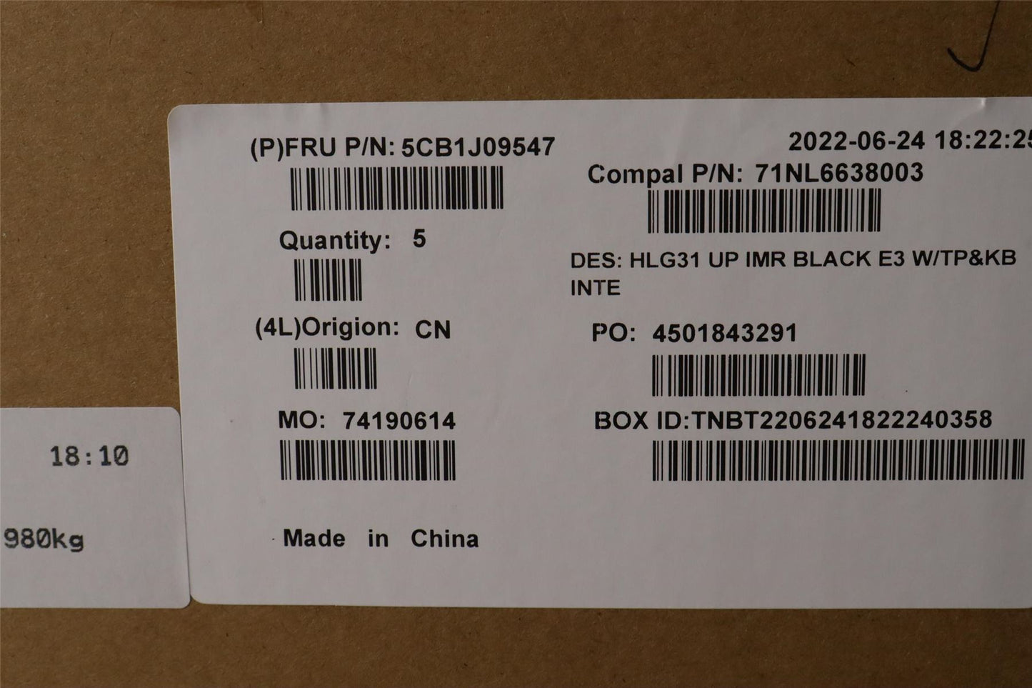 Lenovo IdeaPad 3 16IAH7 Palmrest Cover Touchpad Keyboard US Europe 5CB1J09547