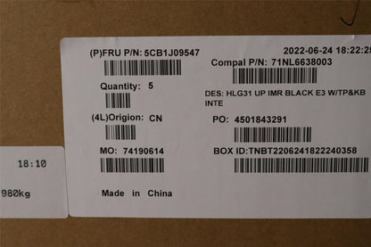 Lenovo IdeaPad 3 16IAH7 Palmrest Cover Touchpad Keyboard US Europe 5CB1J09547