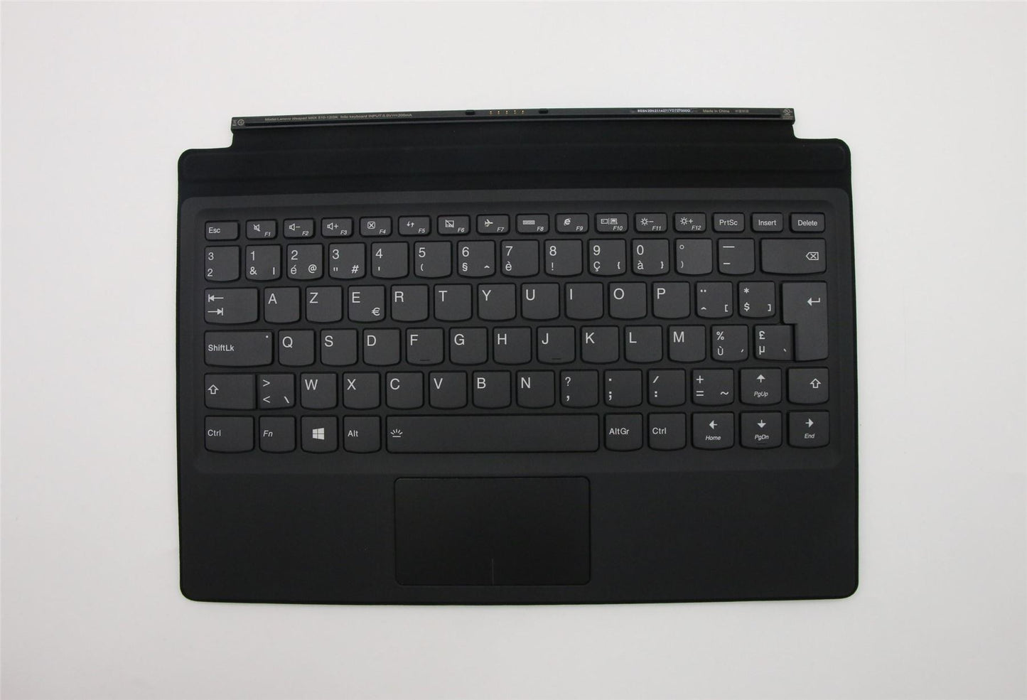 Lenovo Miix 510-12IKB Dock Keyboard Palmrest Touchpad Belgian Black 5N20N21142