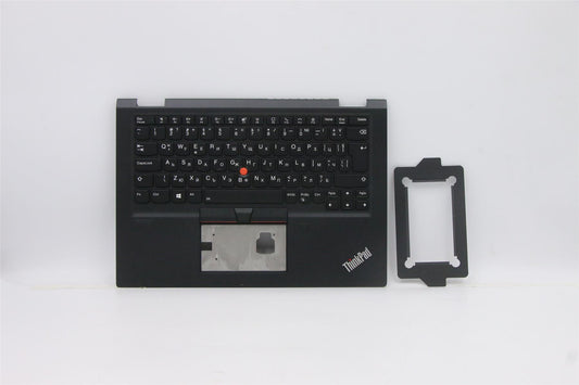 Lenovo Yoga X13 Gen 1 Palmrest Cover Keyboard Bulgarian Black 5M10Y85814