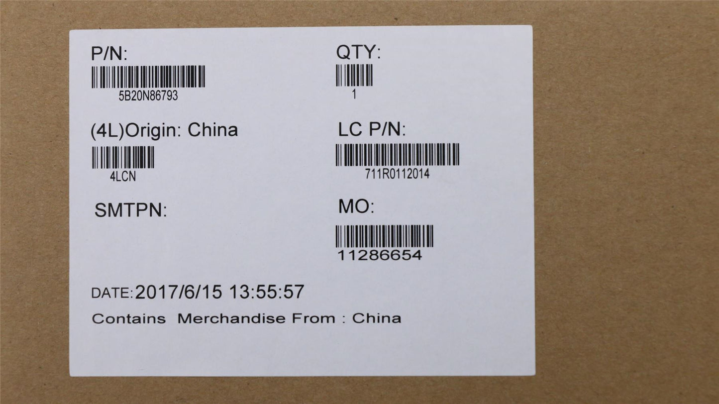 Lenovo 5B20N86793 MB L80XHMB 242 I76500UGMR1_2G4G NOK