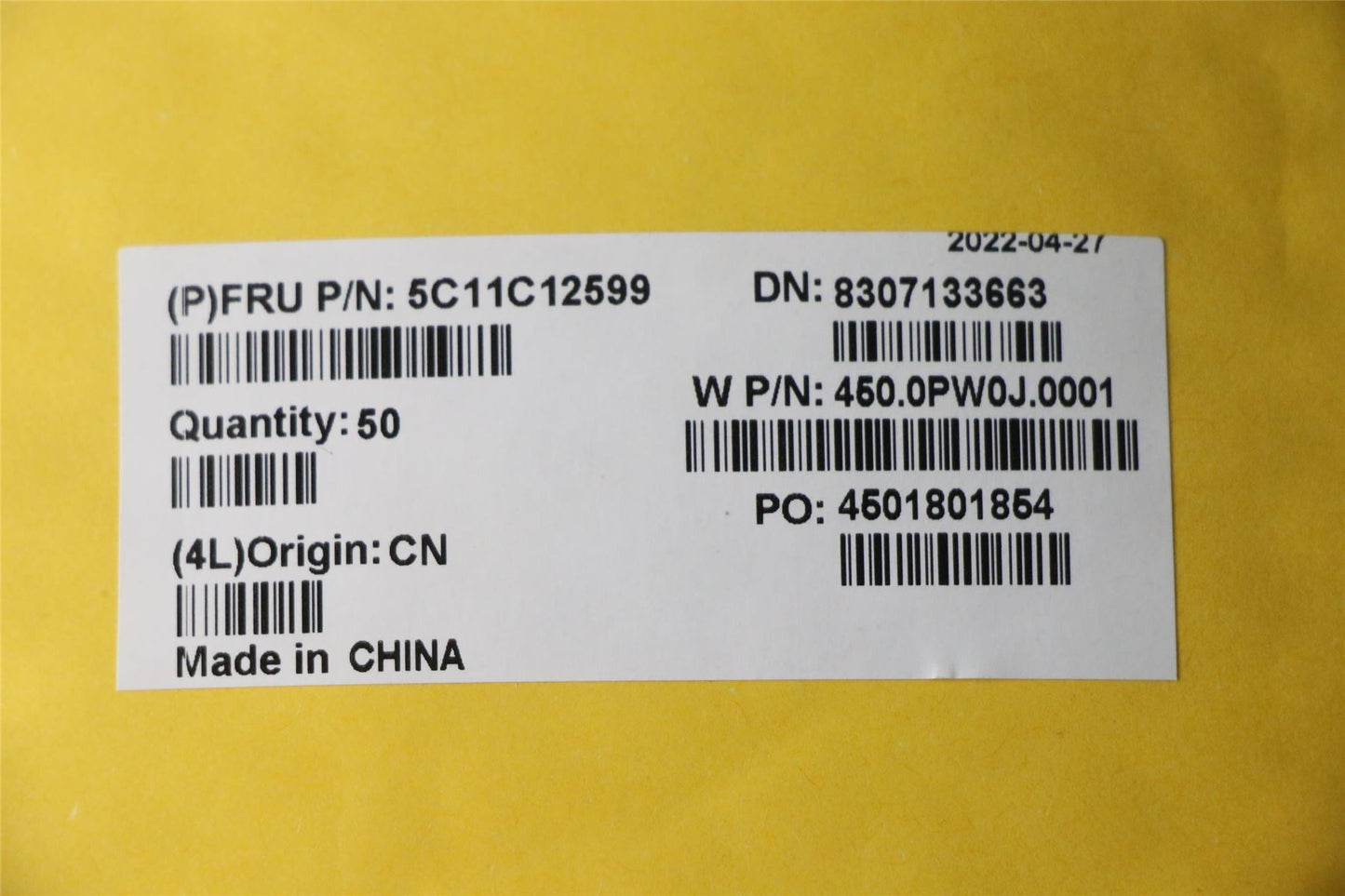Lenovo FRU CABLE Cable,Smart Card Fenrir 5C11C12599