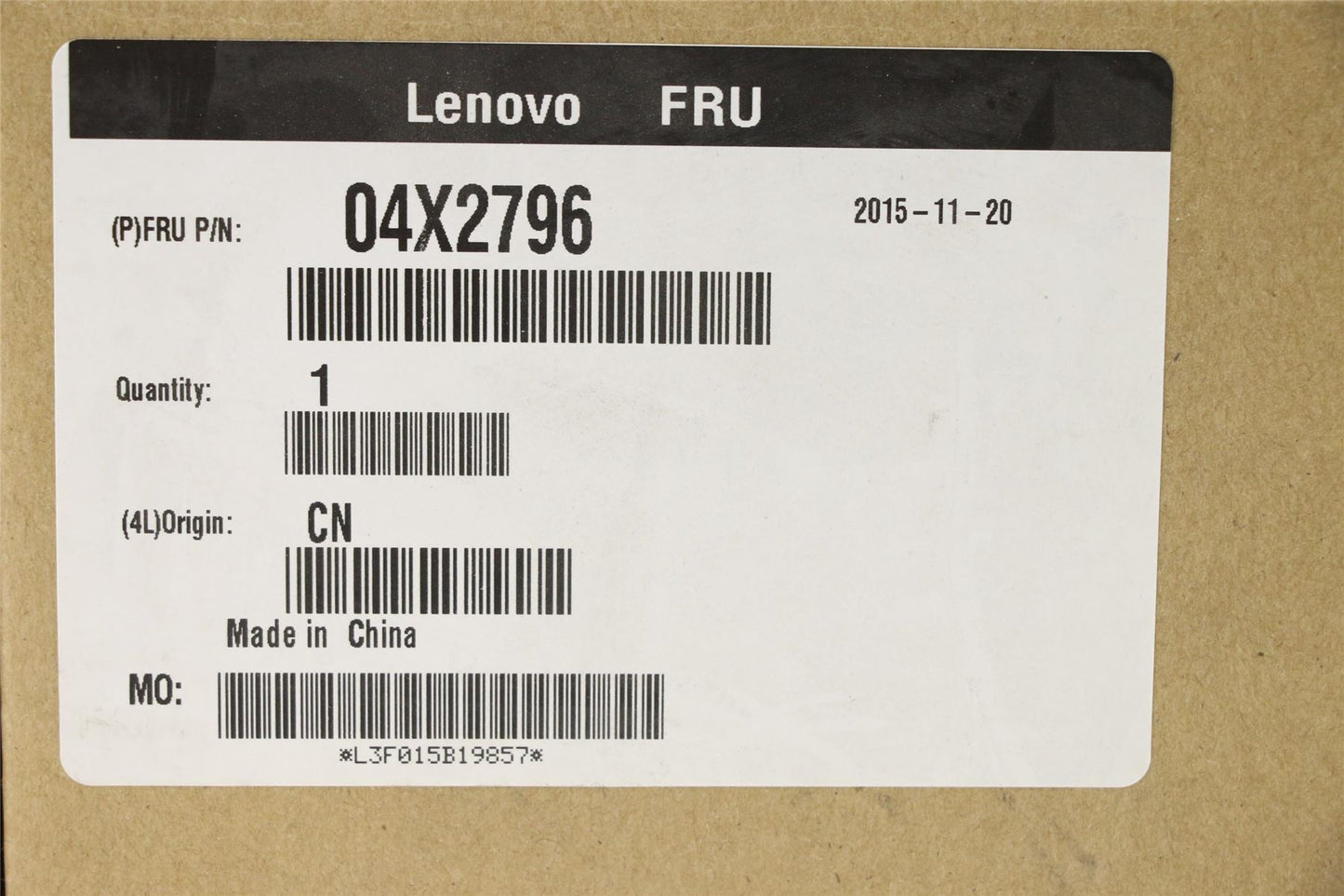 Lenovo Fru, GFX Card Power Cable Harness 04X2796