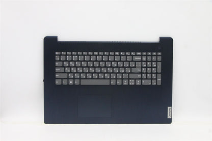 Lenovo IdeaPad 3-17ITL6 Palmrest Touchpad Cover Keyboard Russian Blue 5CB1B97536