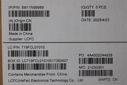 Lenovo MECH_ASM FRU NOR (TRI) UK BK 5M11N99992