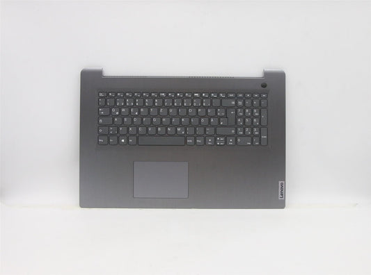 Lenovo IdeaPad 3-17ITL6 Keyboard Palmrest Top Cover German Grey 5CB1B97470