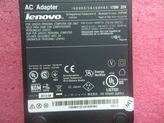 Lenovo ThinkPad T520i W520 T430 W530 T420 X220 AC Charger Adapter Power 45N0114