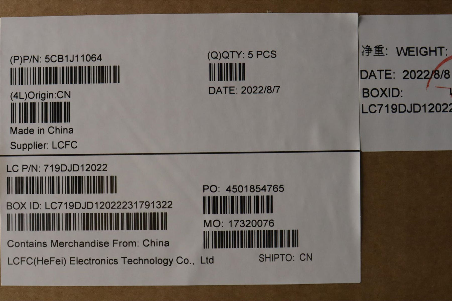 Lenovo Upper Case ASM_NORDIC L82QF FPSG 5CB1J11064