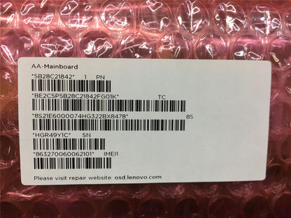 Lenovo Tab M8 TB300XU, TB300FU Motherboard Mainboard Logicboard 5B28C21842
