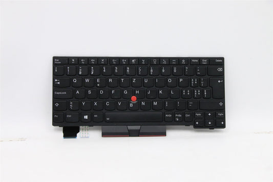 Lenovo ThinkPad L13 2 X13 Keyboard Swiss Black Backlit 5N20V43350