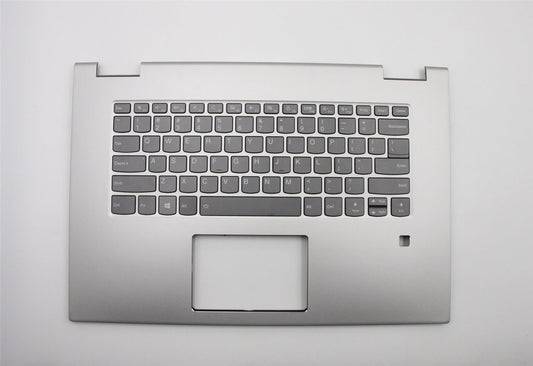 Lenovo Yoga 730-15IWL Keyboard Palmrest Top Cover US Platinum Backlit 5CB0T04934