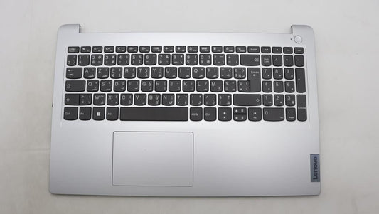 Lenovo IdeaPad 1 15IAU7 Palmrest Cover Touchpad Keyboard Cloud Grey 5CB1H92087