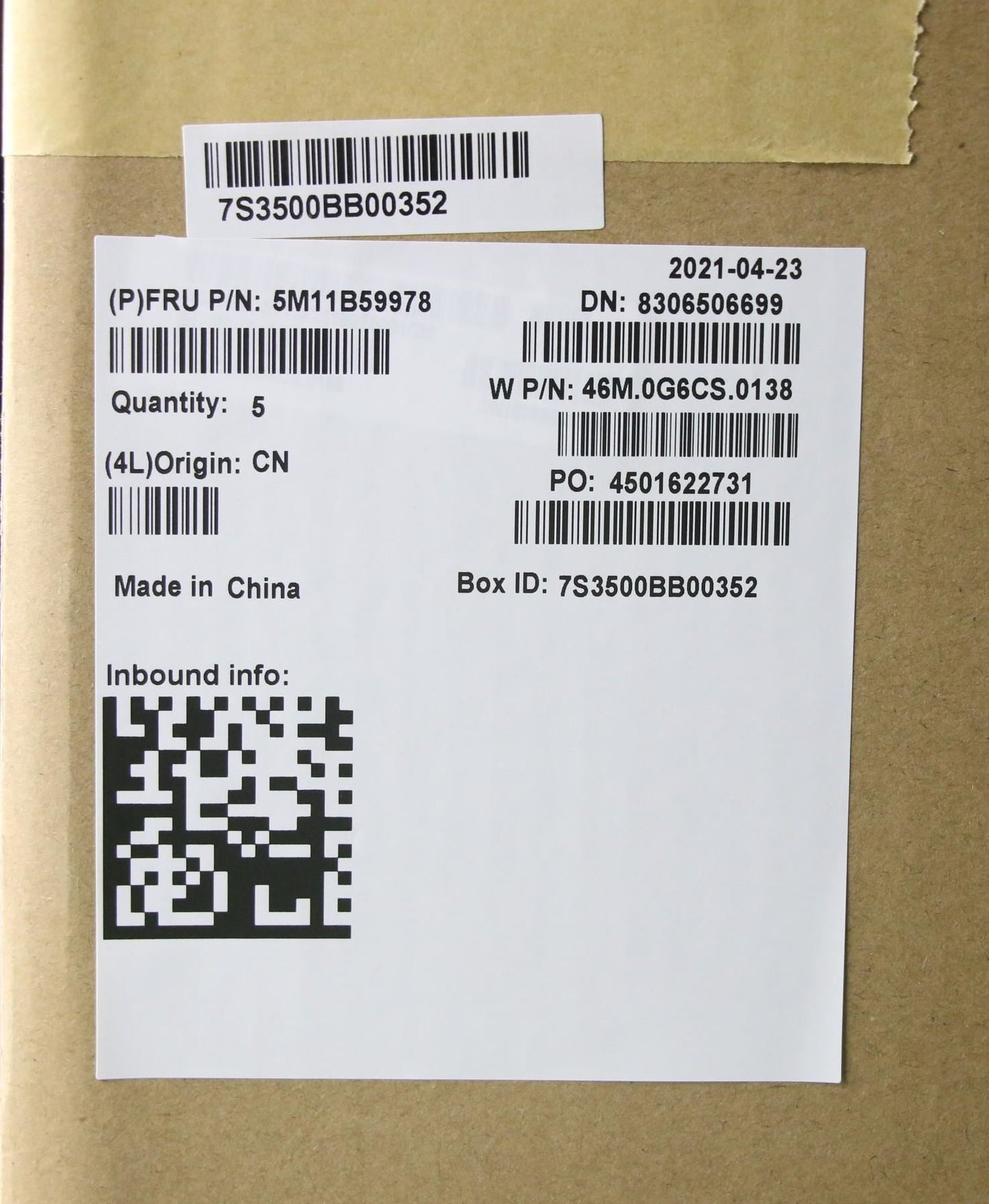 Lenovo MECH_ASM KBD Bezel,Ti,WWAN,KOR,CHY 5M11B59906