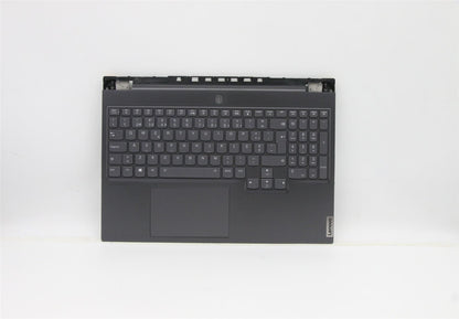 Lenovo Legion 7-16ACHg6 Keyboard Palmrest Top Cover Portuguese Grey 5CB1C17325