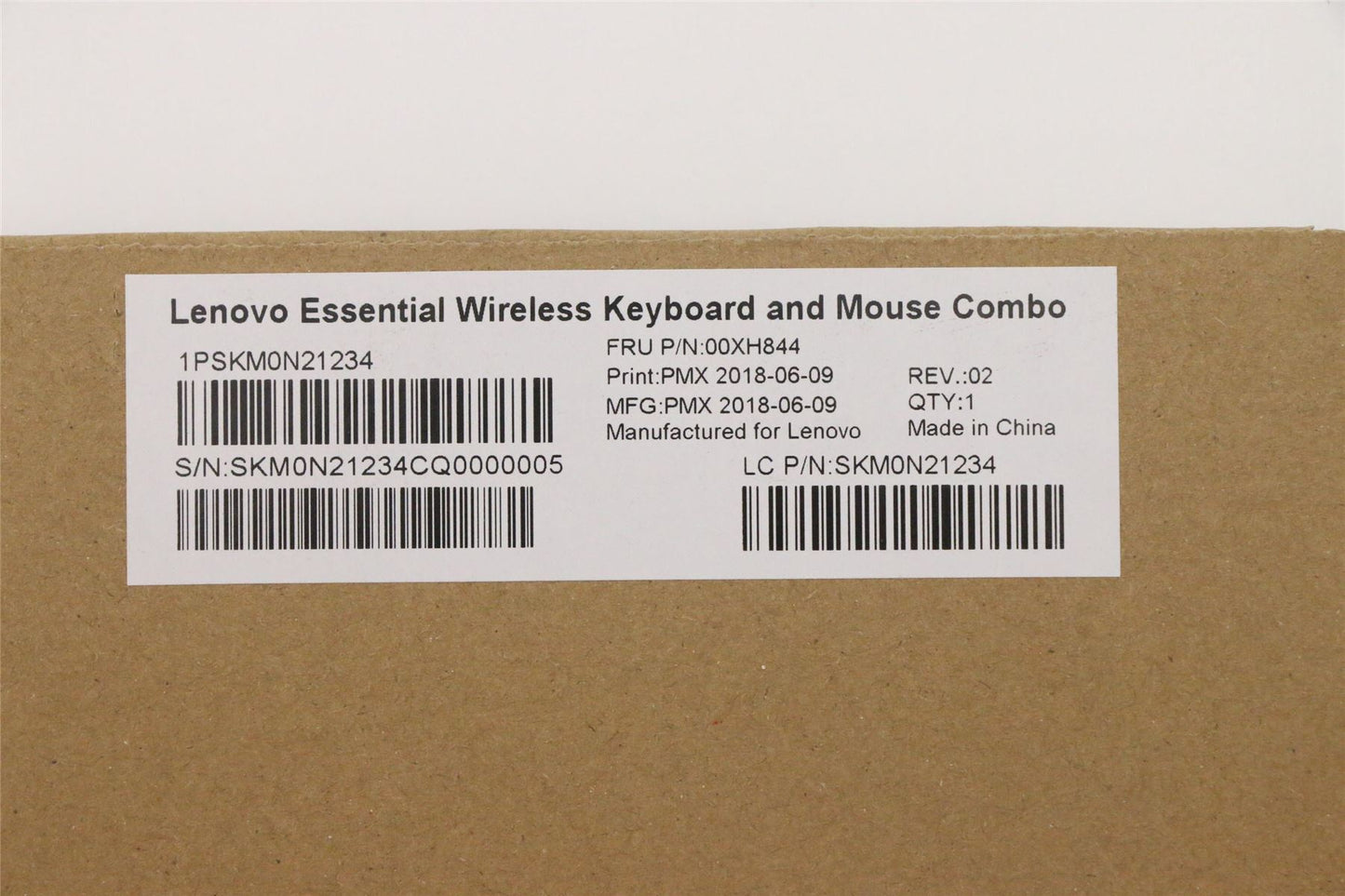 Lenovo WL KM Calliope BK CAN ENG/FRA 00XH844