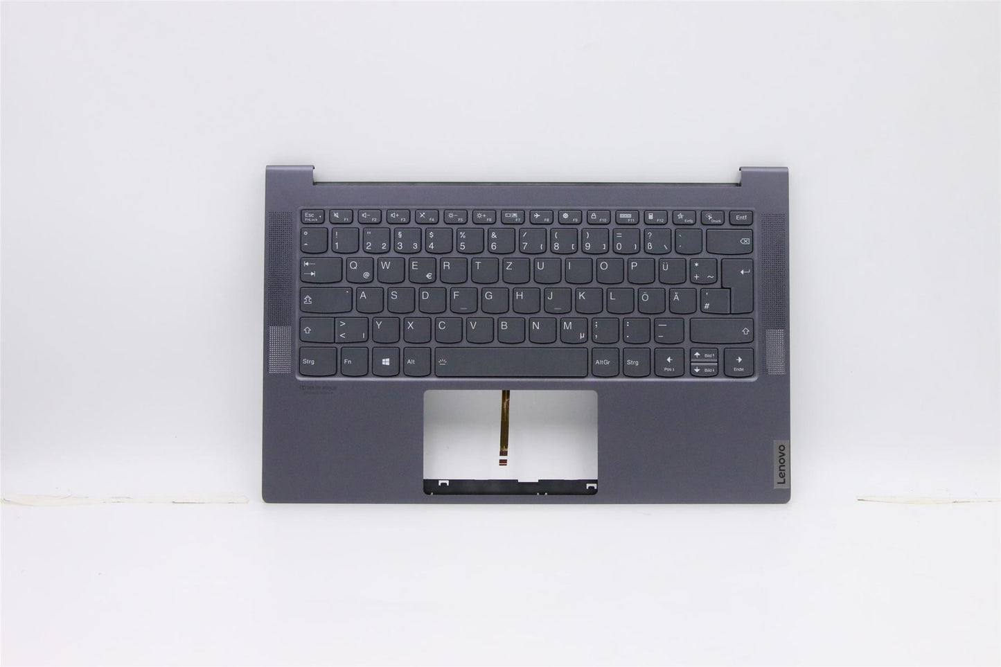 Lenovo Yoga 7-14IIL05 Palmrest Cover Keyboard Greek Grey 5CB0X55872