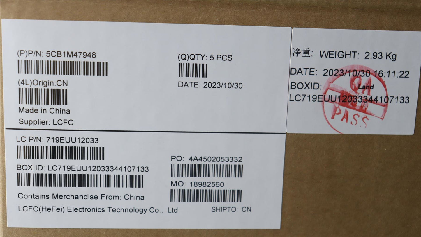 Lenovo COVER Upper Case ASM_FRA L 83ELFPAB 5CB1M47948