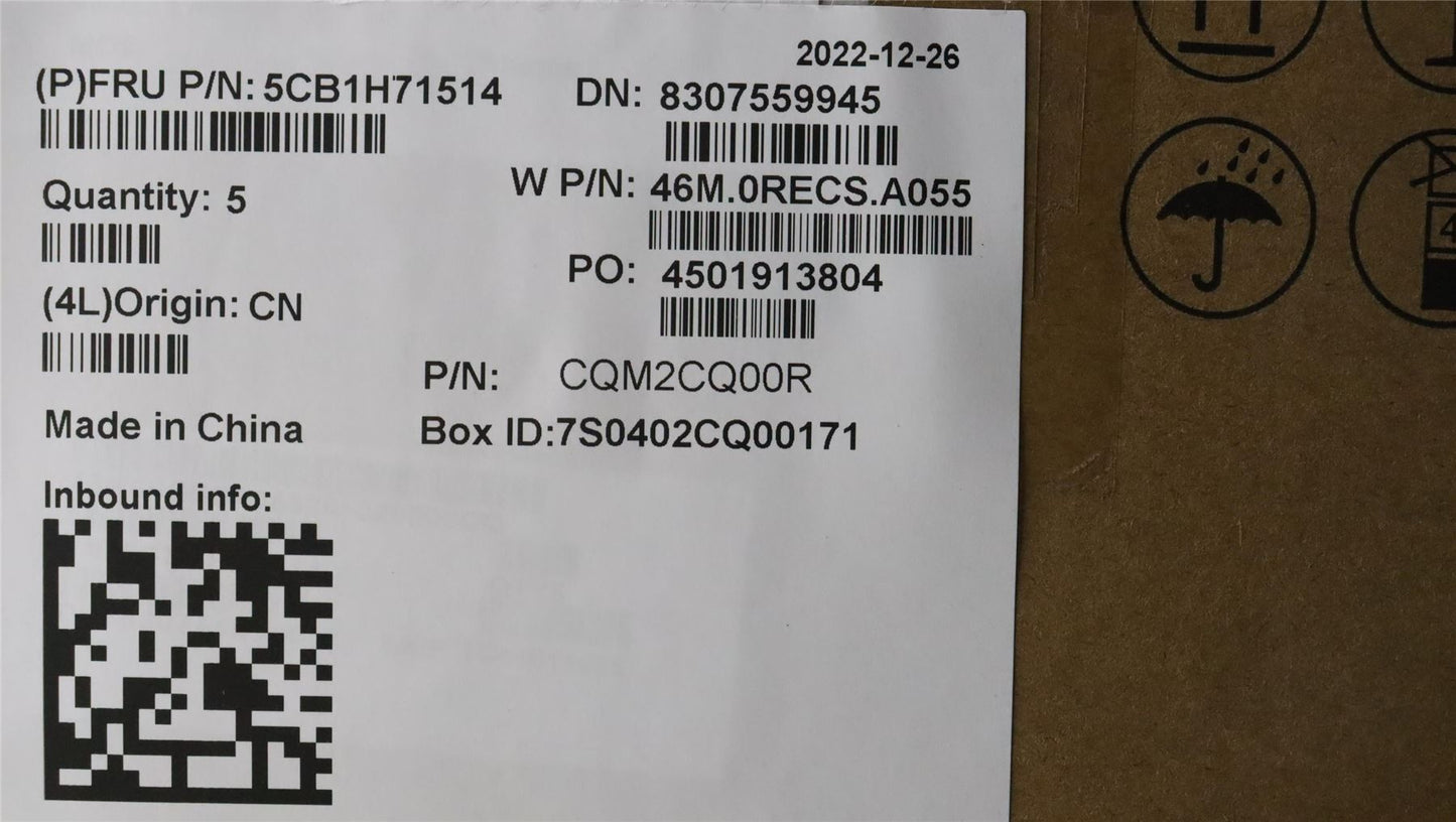 Lenovo Upper Case ASM_FRA W 82R9 SG 5CB1H71514