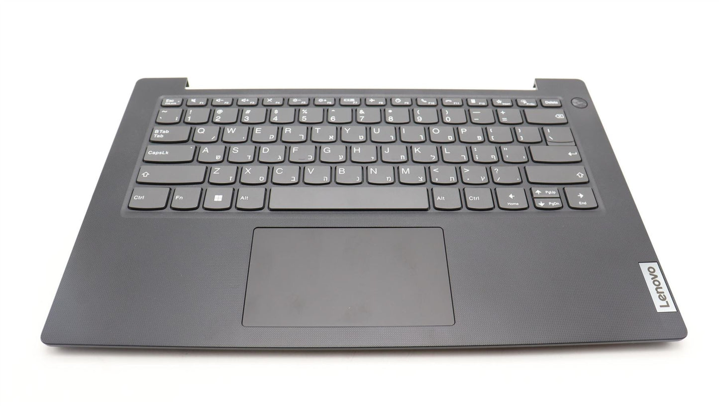 Lenovo V14 G4 AMN Palmrest Cover Touchpad Keyboard Hebrew Black 5CB1K98088