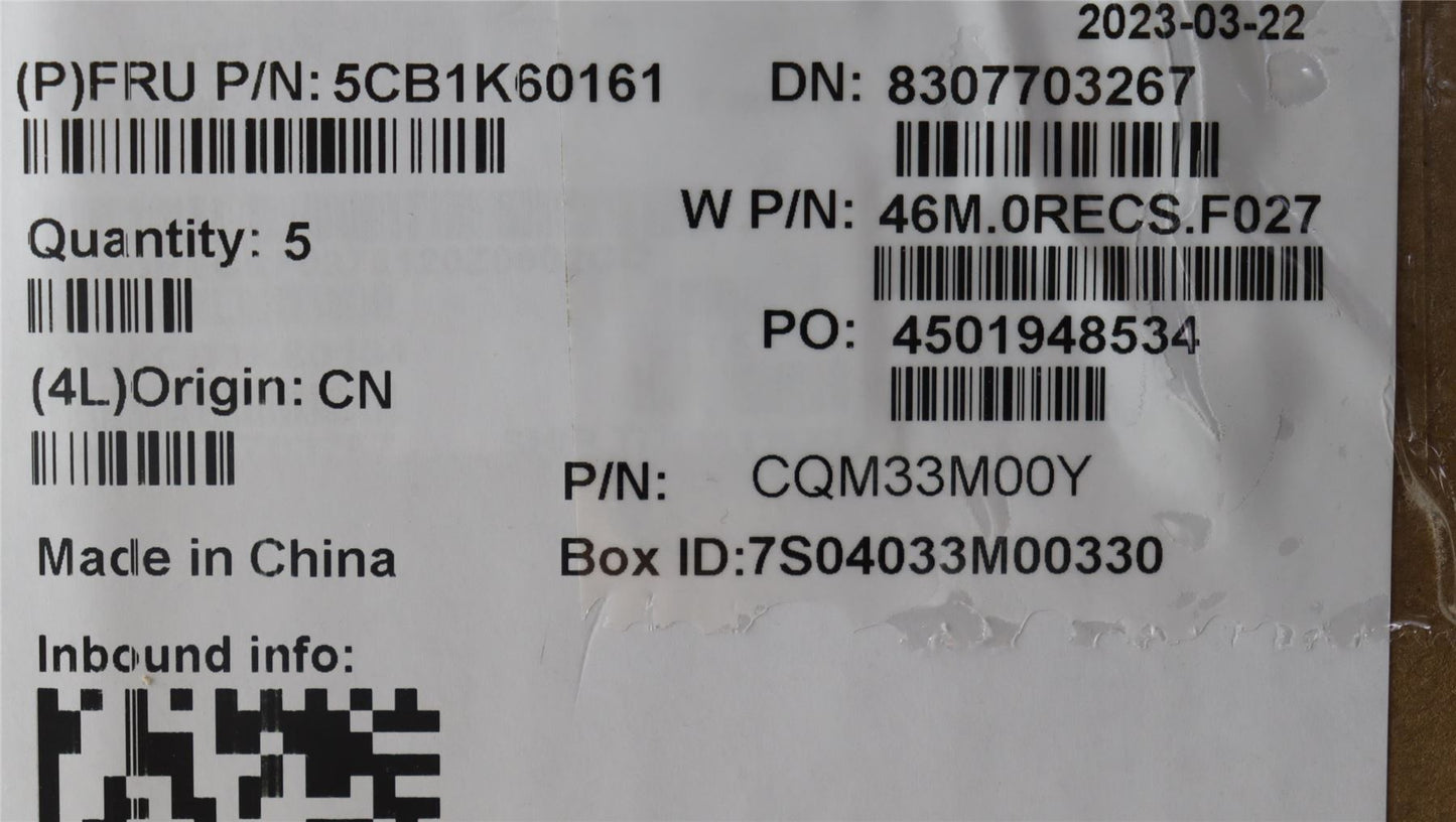 Lenovo Upper Case ASM_HUN W 82XY AG 5CB1K60161
