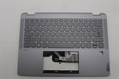 Lenovo IdeaPad 5 14IRU8 Keyboard Palmrest Top Cover Nordic Artic Grey 5CB1L30678
