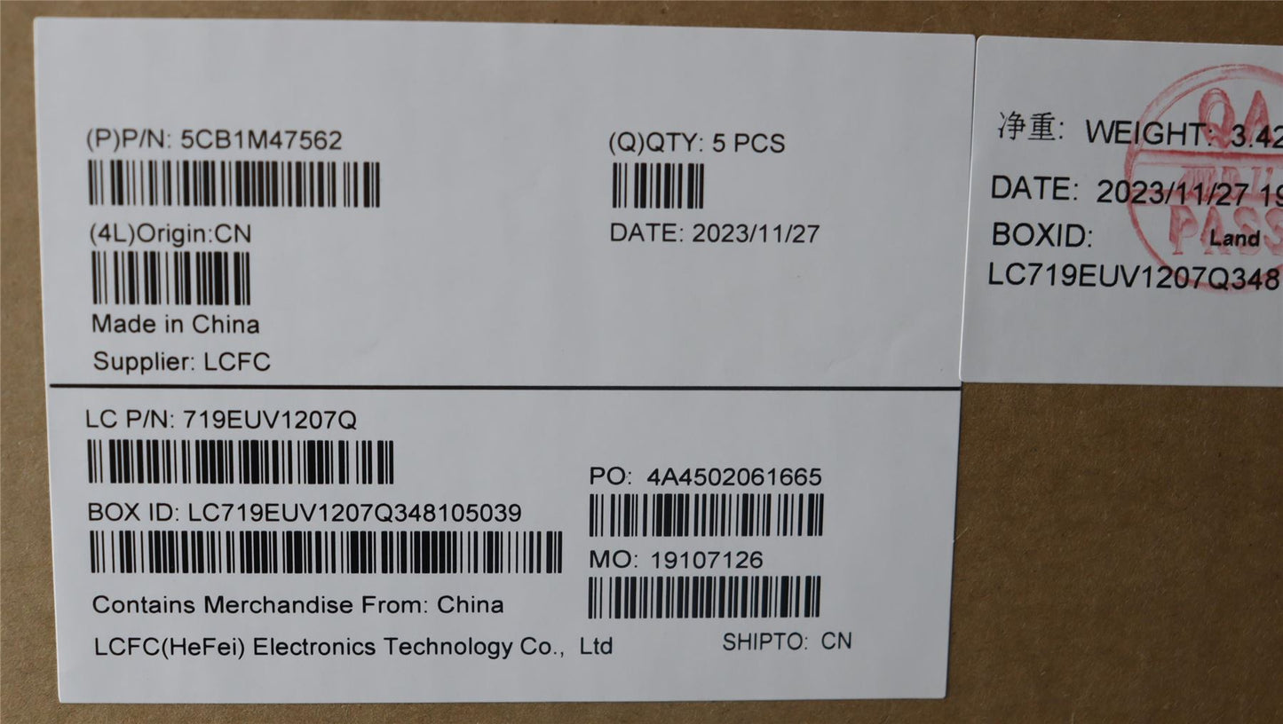 Lenovo IdeaPad 3 15IRH8 Palmrest Cover Touchpad Keyboard UK 5CB1M47562