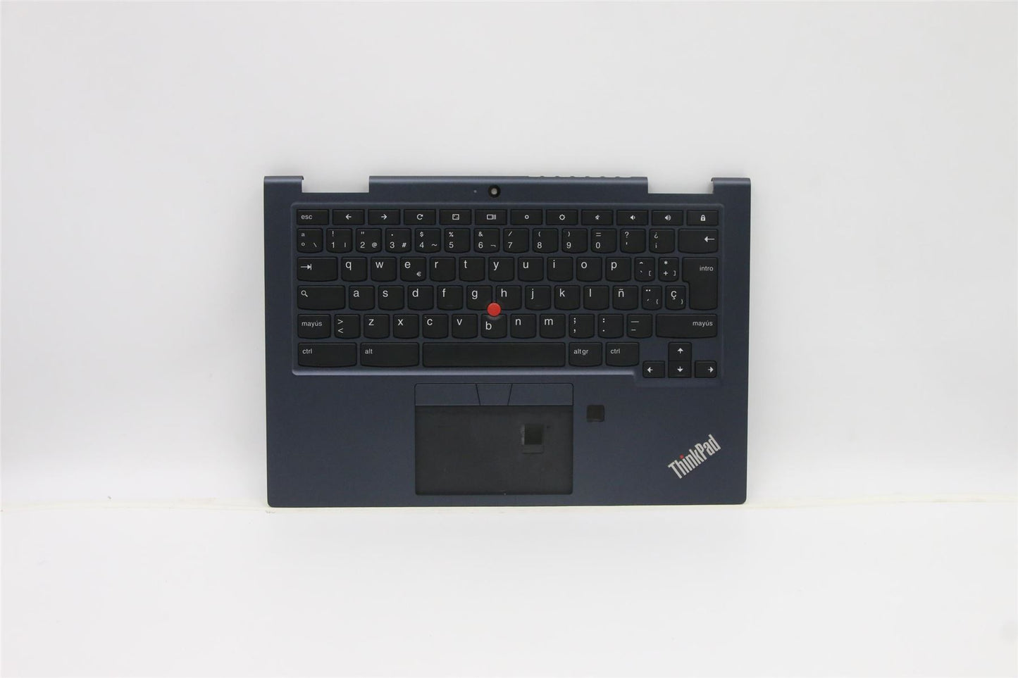 Lenovo ThinkPad C13 Gen 1 Keyboard Palmrest Top Cover Spanish Black 5M10Z54489