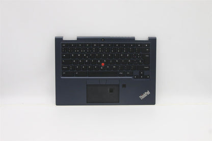 Lenovo ThinkPad C13 Gen 1 Keyboard Palmrest Top Cover Spanish Black 5M10Z54489