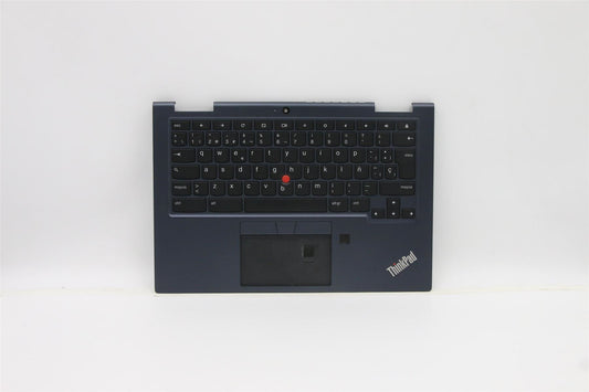 Lenovo ThinkPad C13 Gen 1 Keyboard Palmrest Top Cover Spanish Black 5M10Z54489