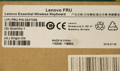Lenovo KB MICE_BO FRU KBD Czech (ABB) 489 03X7335