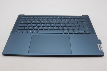 Lenovo Yoga 9 14IRP8 Palmrest Cover Touchpad Keyboard UK Tidal Teal 5CB1L49773