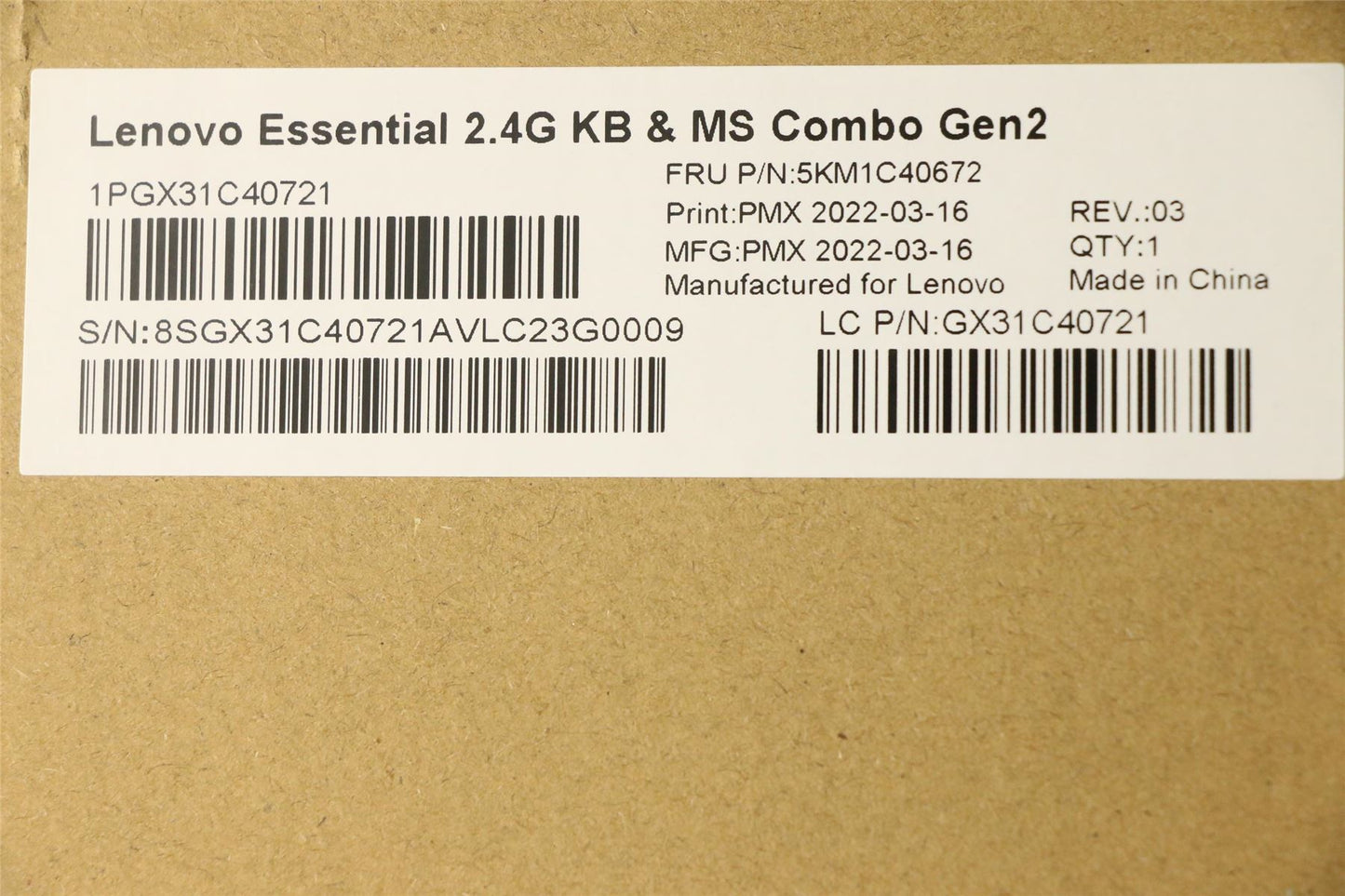 Lenovo IdeaCentre AIO 3-27ITL6 AIO 3-27ALC6 Wireless Keyboard Mouse 5KM1C40672
